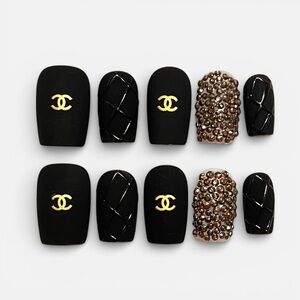 Custom Handmade Reusable Designer Press On Nails